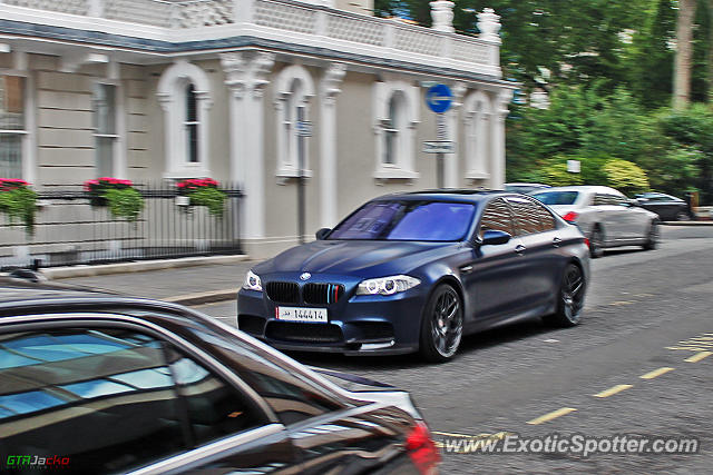 BMW M5 spotted in London, United Kingdom