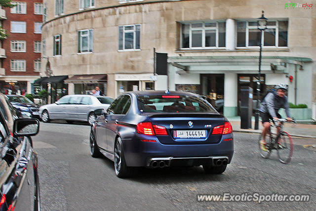 BMW M5 spotted in London, United Kingdom