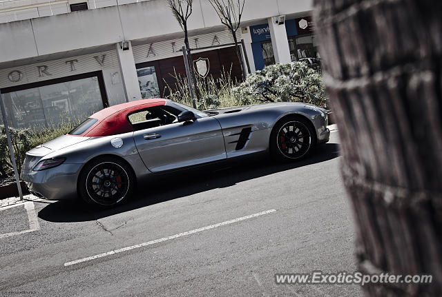 Mercedes SLS AMG spotted in Cascais, Portugal
