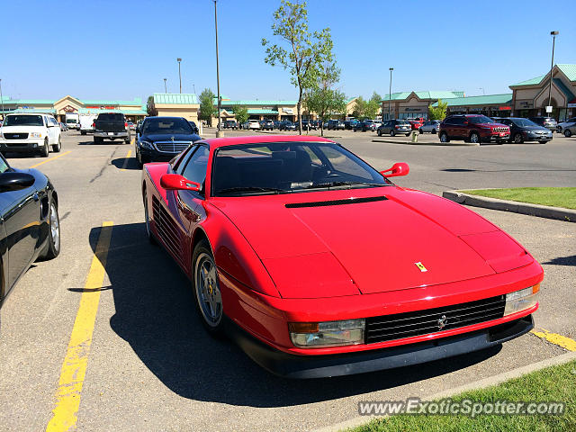 Ferrari Testarossa spotted in Calgary, Canada