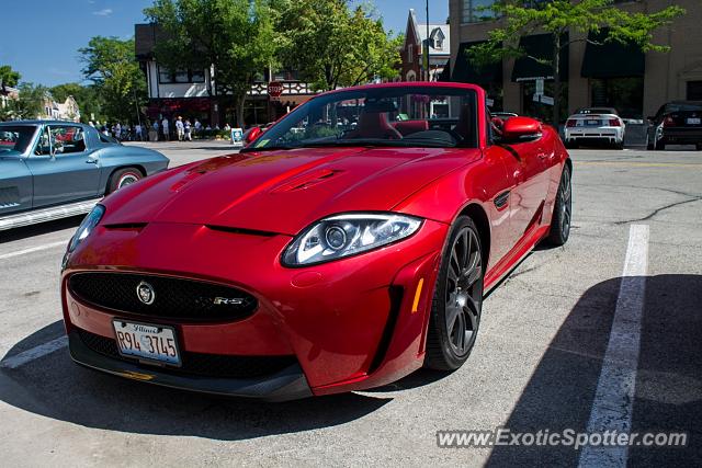 Jaguar XKR-S spotted in Winnetka, Illinois