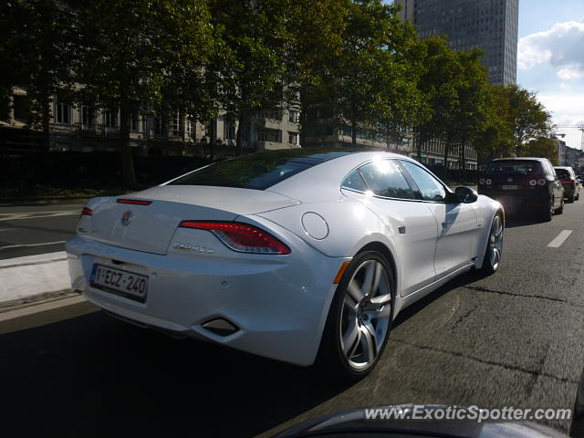Fisker Karma spotted in Brussels, Belgium