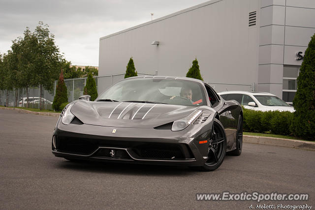 Ferrari 458 Italia spotted in Montreal, Canada
