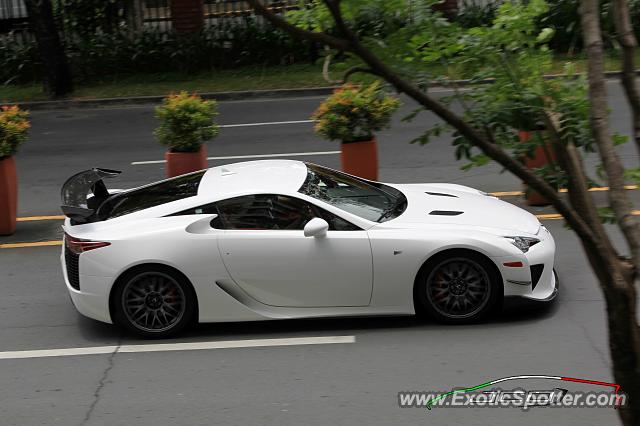 Lexus LFA spotted in Makati City, Philippines
