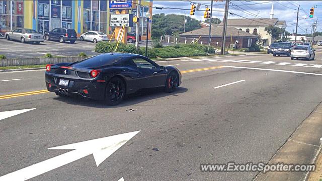 Ferrari 458 Italia spotted in Wilmington, North Carolina