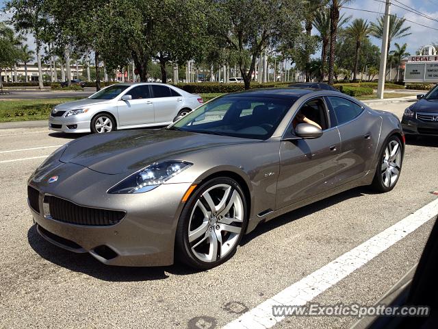 Fisker Karma spotted in Delray, Florida