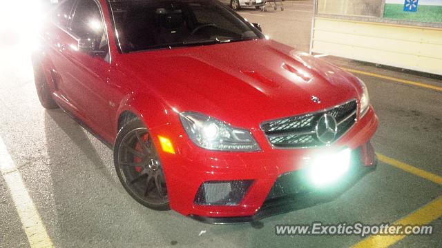 Mercedes C63 AMG Black Series spotted in Toronto, Canada