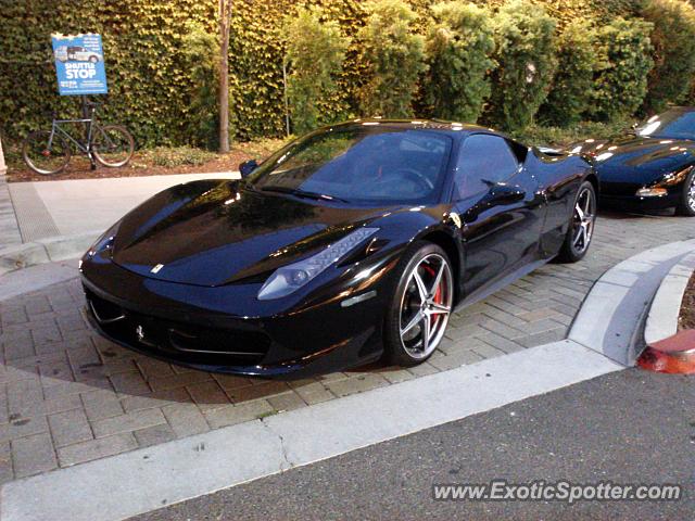 Ferrari 458 Italia spotted in Roseville, California