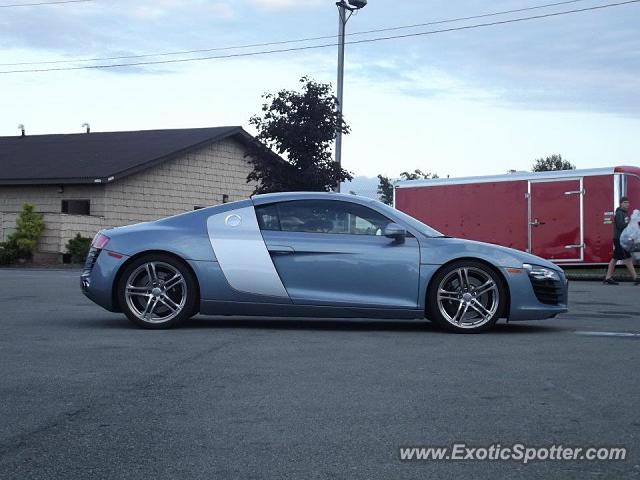 Audi R8 spotted in Watkins Glen, New York