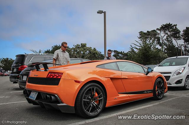 Lamborghini Gallardo spotted in Pebble Beach, California
