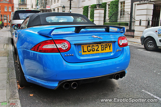 Jaguar XKR-S spotted in London, United Kingdom