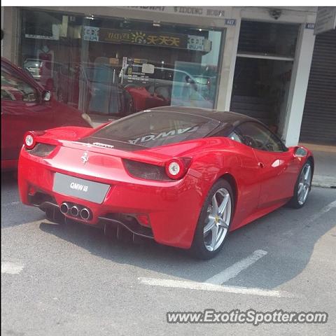 Ferrari 458 Italia spotted in Miri, Malaysia