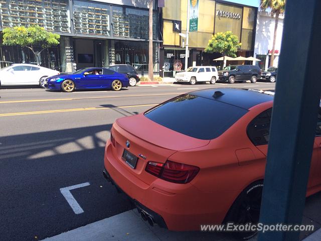 BMW M5 spotted in Rodeo drive, California