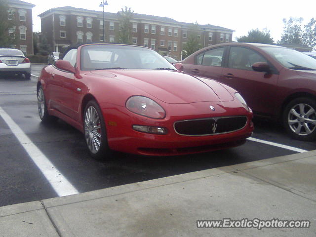 Maserati GranCabrio spotted in Indianapolis, Indiana