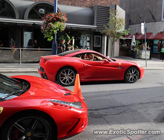 Ferrari California spotted in Toronto, Canada
