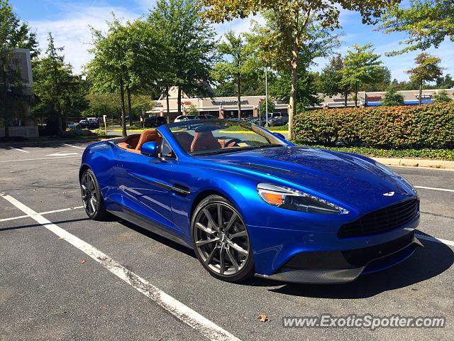 Aston Martin Vanquish spotted in Reston, Virginia