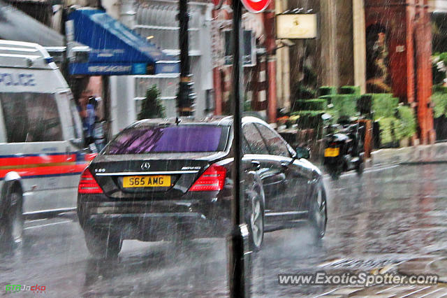 Mercedes S65 AMG spotted in London, United Kingdom