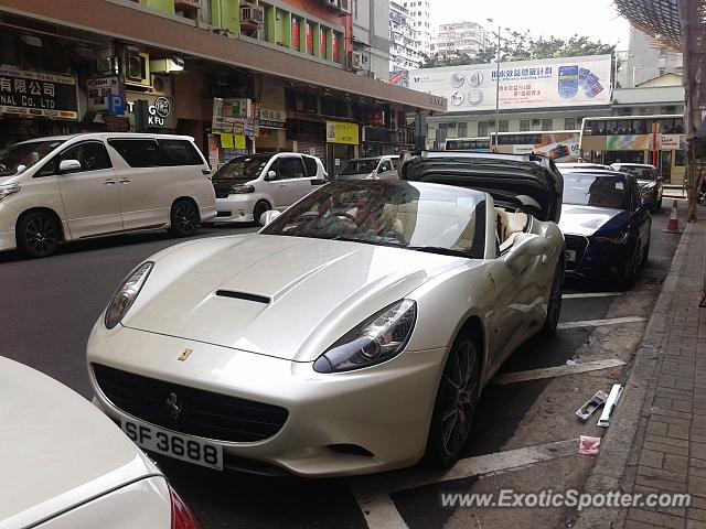 Ferrari California spotted in Hong Kong, China