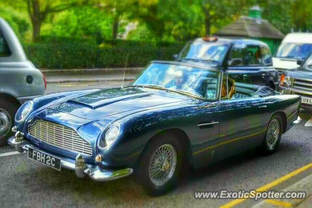 Aston Martin DB5 spotted in London, United Kingdom