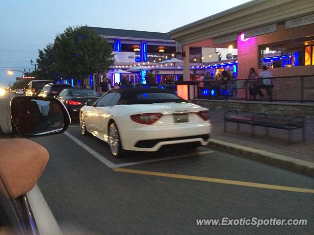 Maserati GranCabrio spotted in Seaside heights, New Jersey
