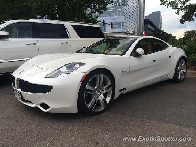 Fisker Karma spotted in Cherry Creek, Colorado