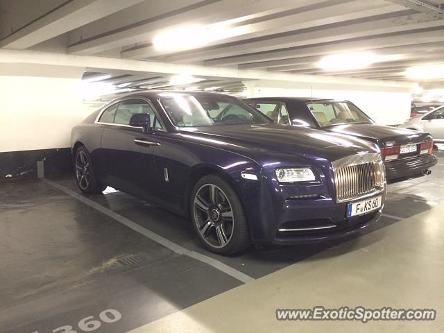 Rolls Royce Wraith spotted in Paris, France
