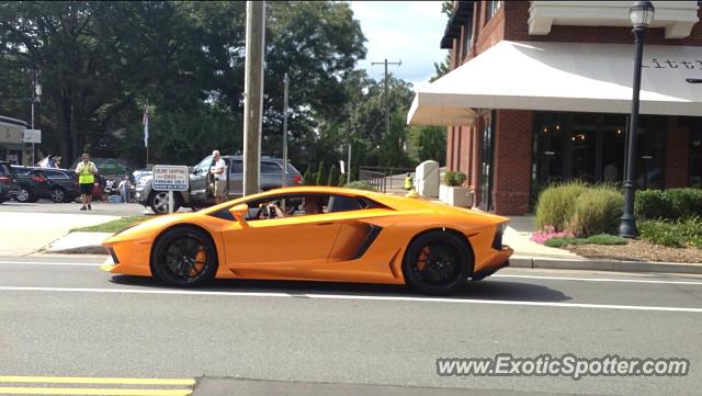 Lamborghini Aventador spotted in Charlotte, North Carolina