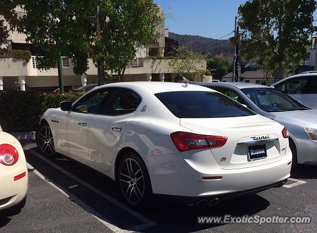 Maserati Ghibli spotted in Montrose, California