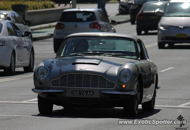 Aston Martin DB6 spotted in Sydney, Australia