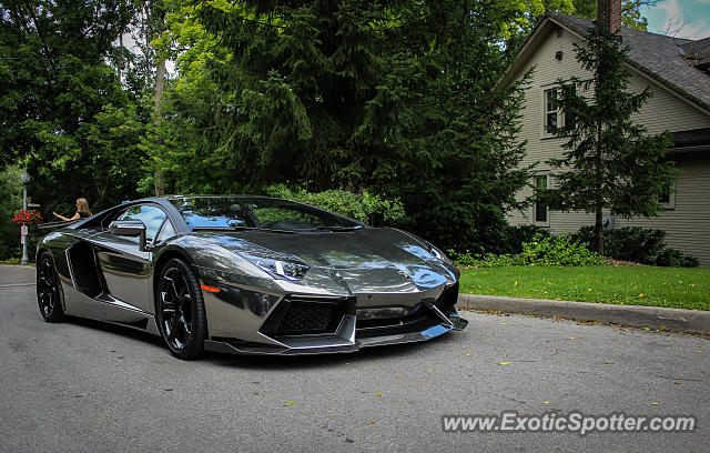 Lamborghini Aventador spotted in Burlington, Canada