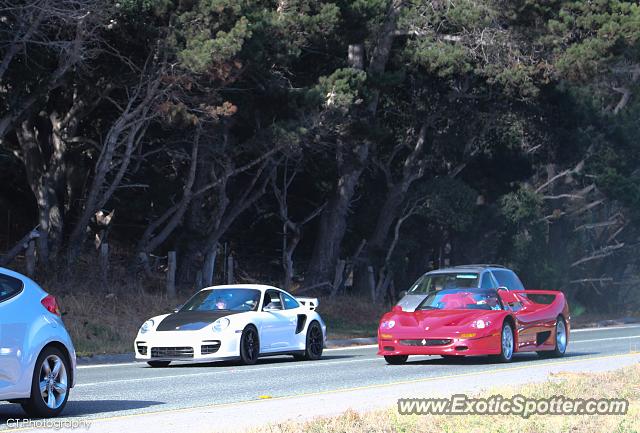 Ferrari F50 spotted in Carmel Valley, California