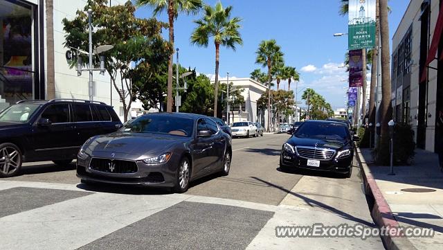 Maserati Ghibli spotted in Beverly Hills, California