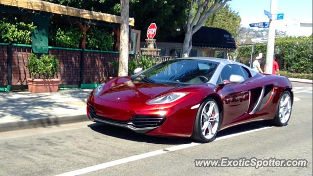 Mclaren MP4-12C spotted in Beverly Hills, California
