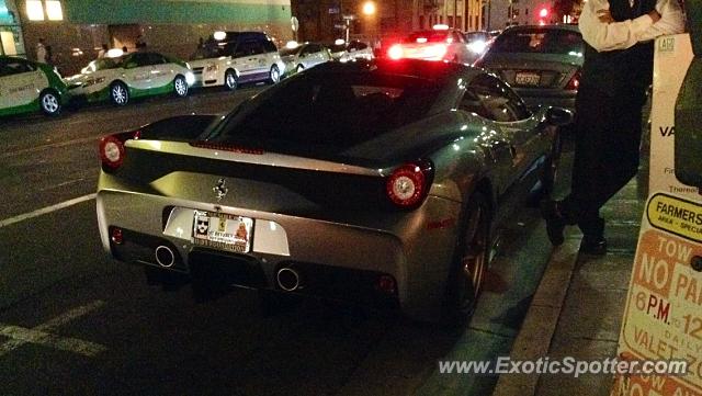 Ferrari 458 Italia spotted in Santa Monica, California