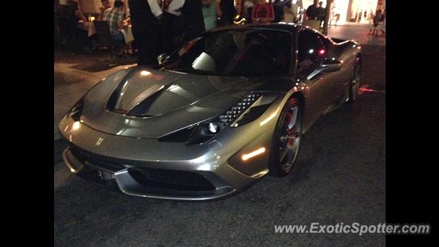 Ferrari 458 Italia spotted in Santa Monica, California