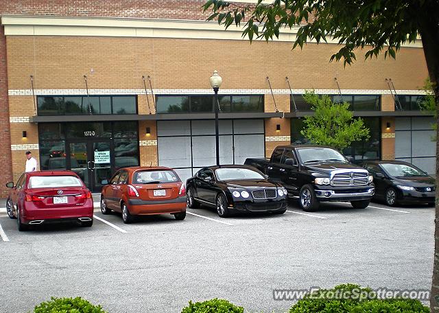 Bentley Continental spotted in Greensboro, North Carolina