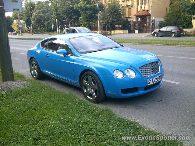Bentley Continental spotted in Timisoara, Romania