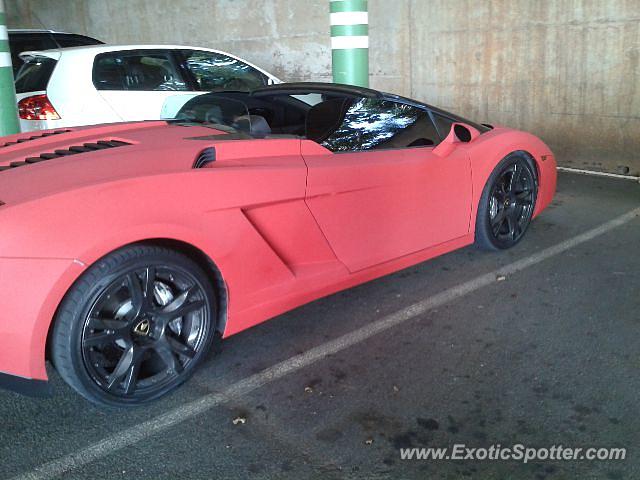Lamborghini Gallardo spotted in Durban, South Africa