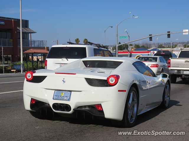 Ferrari 458 Italia spotted in Rowland Heights, California