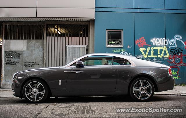 Rolls Royce Wraith spotted in Stuttgart, Germany