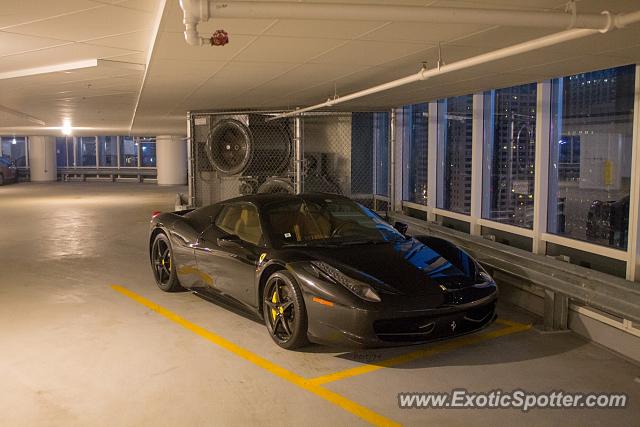 Ferrari 458 Italia spotted in Chicago, Illinois