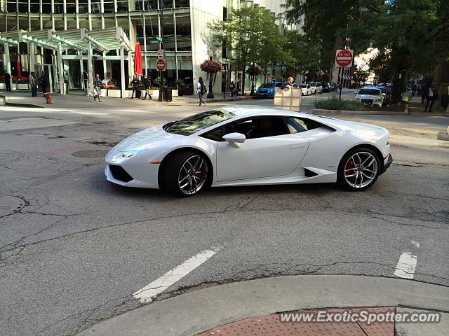 Lamborghini Huracan spotted in Chicago, Illinois