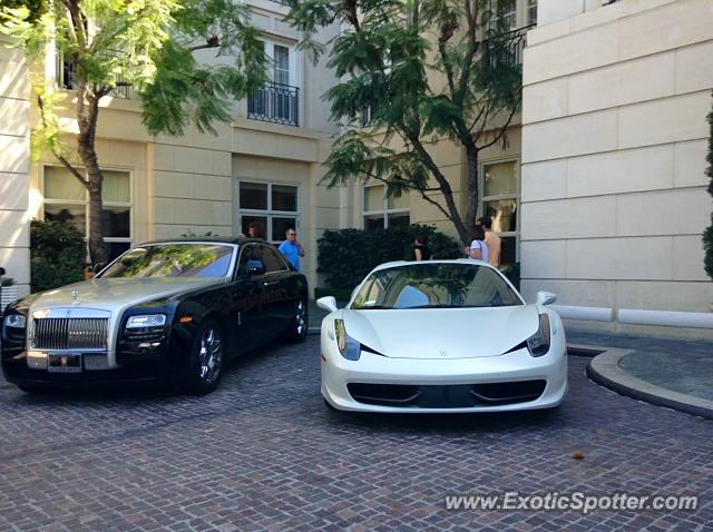 Ferrari 458 Italia spotted in Beverly Hills, California
