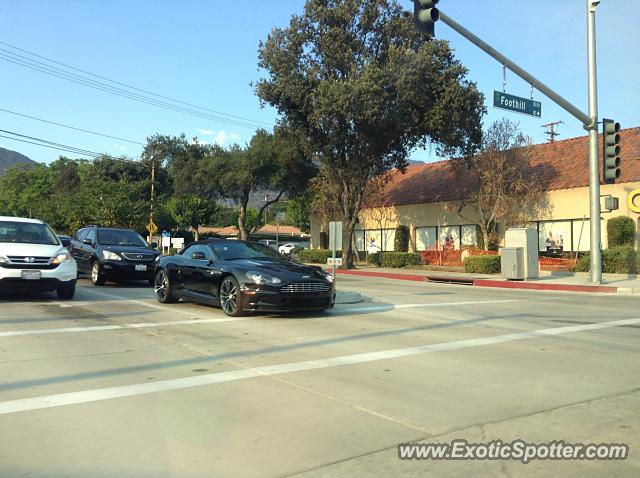 Aston Martin DBS spotted in Pasadena, California