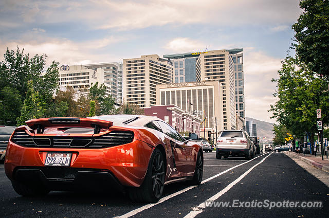 Mclaren MP4-12C spotted in Salt Lake City, Utah