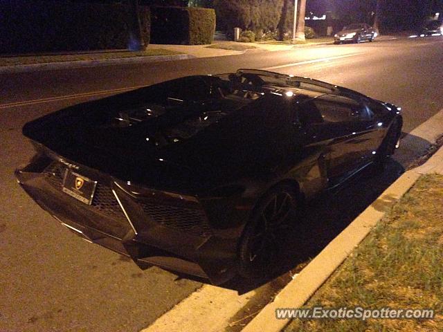 Lamborghini Aventador spotted in Beverly Hills, California