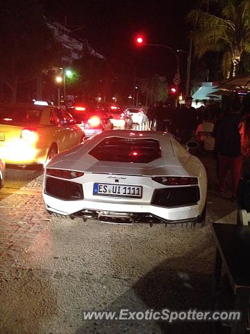 Lamborghini Aventador spotted in Athens, Greece