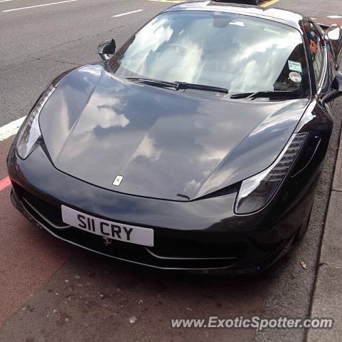 Ferrari 458 Italia spotted in London, United Kingdom