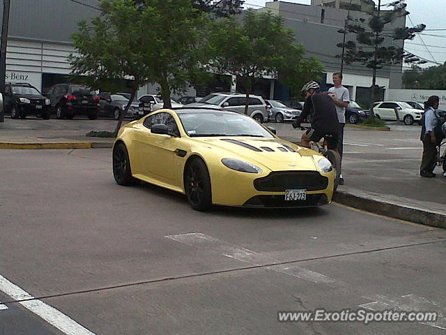 Aston Martin Vantage spotted in Lima, Peru