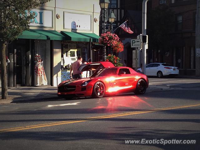 Mercedes SLS AMG spotted in Cedarhurst, New York